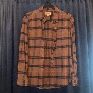 Carhartt Work Wear Flannel- purple W Medium